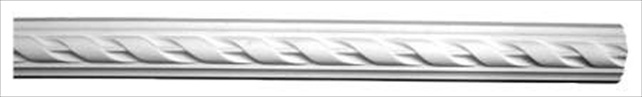 5apd10147 94.5 X 1.62 In. French Ribbon Panel Moulding
