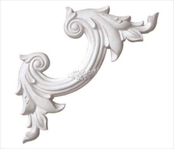 5apd10151 14.25 X 14.25 In. Reed And Acanthus Leaf Panel Moulding Corner