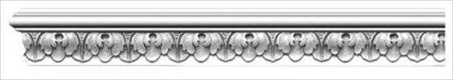 5apd10164 96 X 2 In. Acanthus Panel Moulding