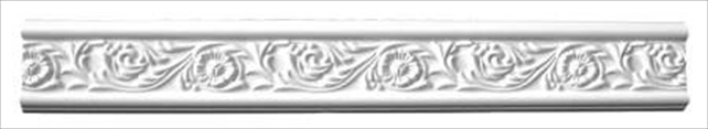 5apd10167 94.5 X 3 In. Floral Panel Moulding