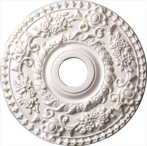 5apd10215 18 In. Floral Ceiling Medallion