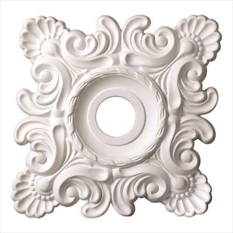 5apd10220 18 X 18 In. Shell And French Twist Ceiling Medallion