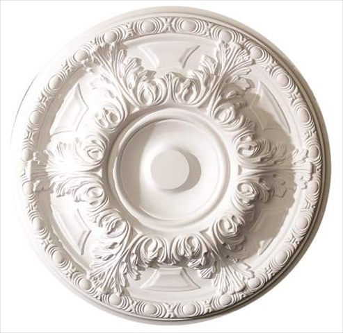 5apd10221 19 In. Leaf And Running Bead Ceiling Medallion