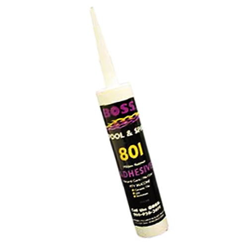 80101 Boss 10.3 Oz. White Silicone Adhesive Cartridge