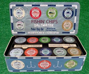 Fishing Chips - Saltwater Poker Chip Set