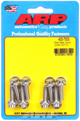 4007503 Cast Aluminum, Stainless Steel, 12 Point Valve Cover Bolt Kit