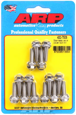 4007508 Cast Aluminum- Stainless Steel- Hex Valve Cover Bolt Kit