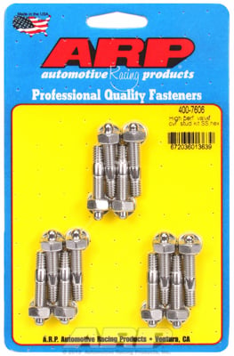 4007606 Cast Aluminum, Stainless Steel, Hex Valve Cover Stud Kit