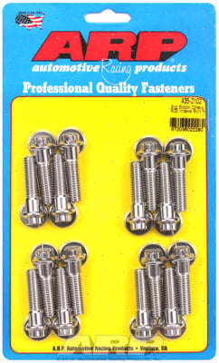 4352102 Bb Chevy 502 Stainless Steel 12 Point Intake Manifold Bolt Kit
