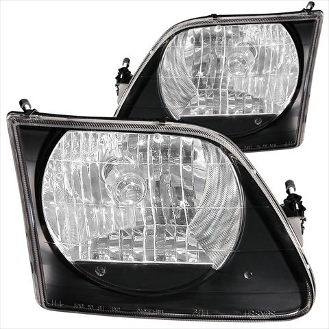 111083 Ford Expedition G2 Crystal Headlights Black