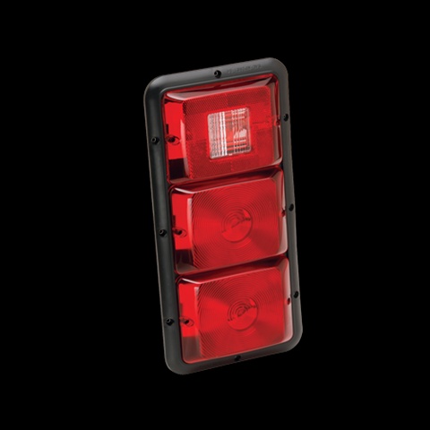 3084509 Triple Tail Lights Vertical Light Red