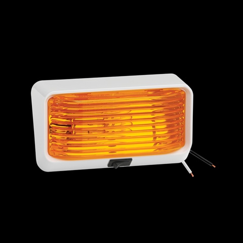 3478518 Porch Light No. 78 Amber Lens With Switch