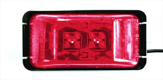 4737031 2 In. Led Snap - Lock Marker Light, Red