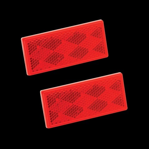 7471180 Reflector Rectangular Red 3 - 0.25 X 1 - 50 In.