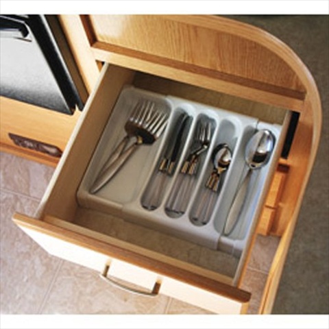 43503 Adjustable Cutlery Tray White