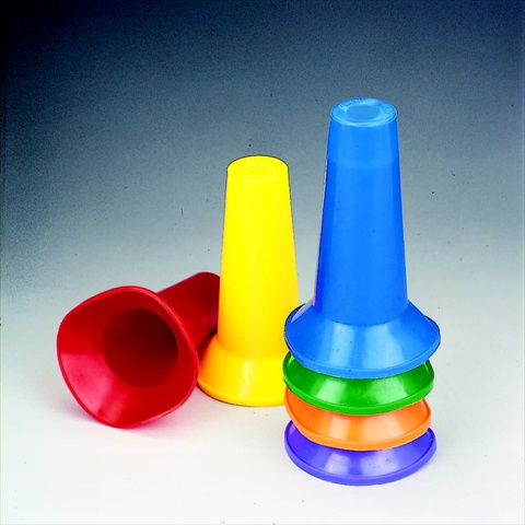 008933 Cone Flow Marker Set, Multiple Color, 3.75 X 6.5 In. H, Set Of 48