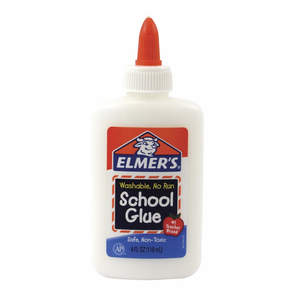 008970 Non-toxic Washable No Run School Glue, 4 Oz.