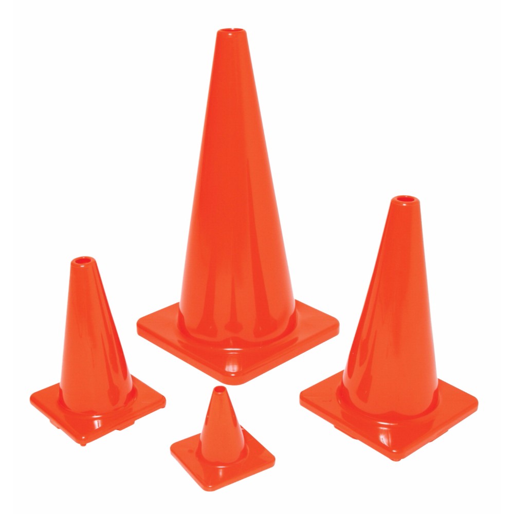 Classic Flexible High Visibility Game Cone, Orange - 28 In. Height