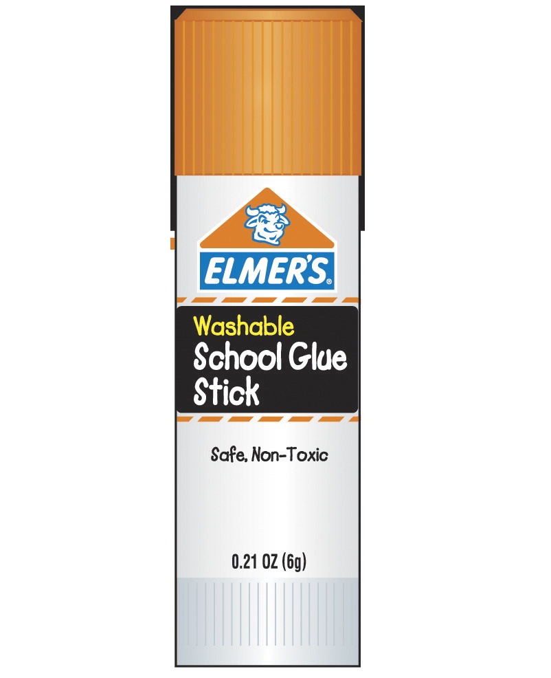 023135 Acid-free Disappearing Non-toxic Handy Twist-up Washable School Glue Stick, 0.21 Oz Tube, Purple And Dries Clear