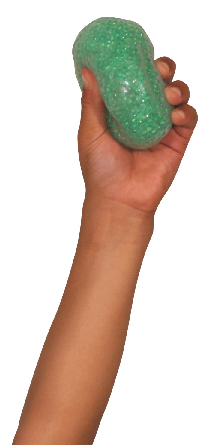 026519 E-z Squeeze Ball, Glitter, Each