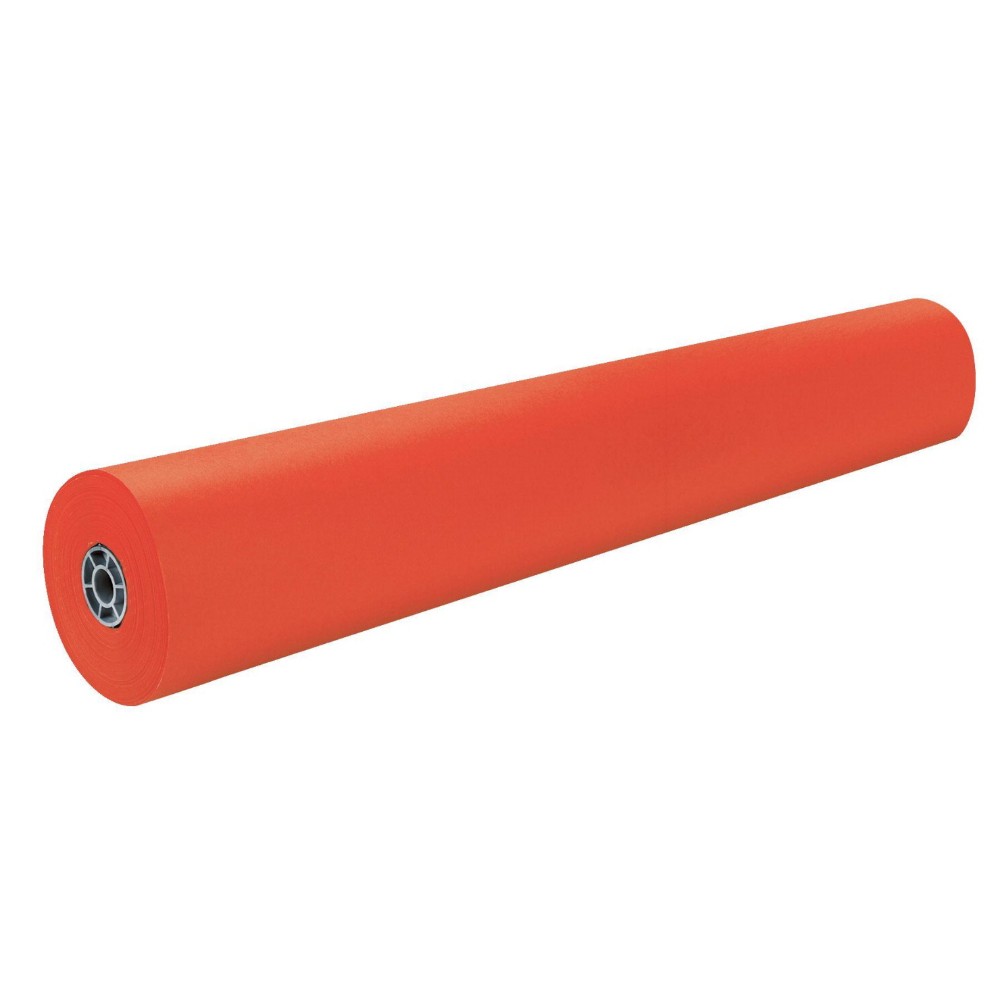 Rainbow Kraft 027294 Duo-Finish Fiber Light-Weight Kraft Paper Roll - 36 In. x 1000 Ft. - Orange Rainbow Kraft 027294 Duo-Finish Fiber Light-Weight Kraft Paper Roll - 36 In. x 1000 Ft. - Orange