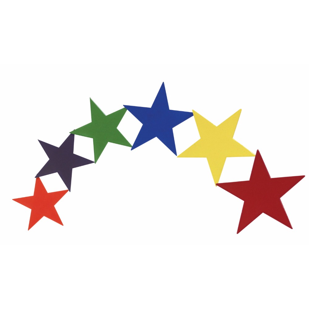 Poly Enterprises 029862 9.5 In. Poly Star Spot Marker Set Poly Enterprises 029862 9.5 In. Poly Star Spot Marker Set
