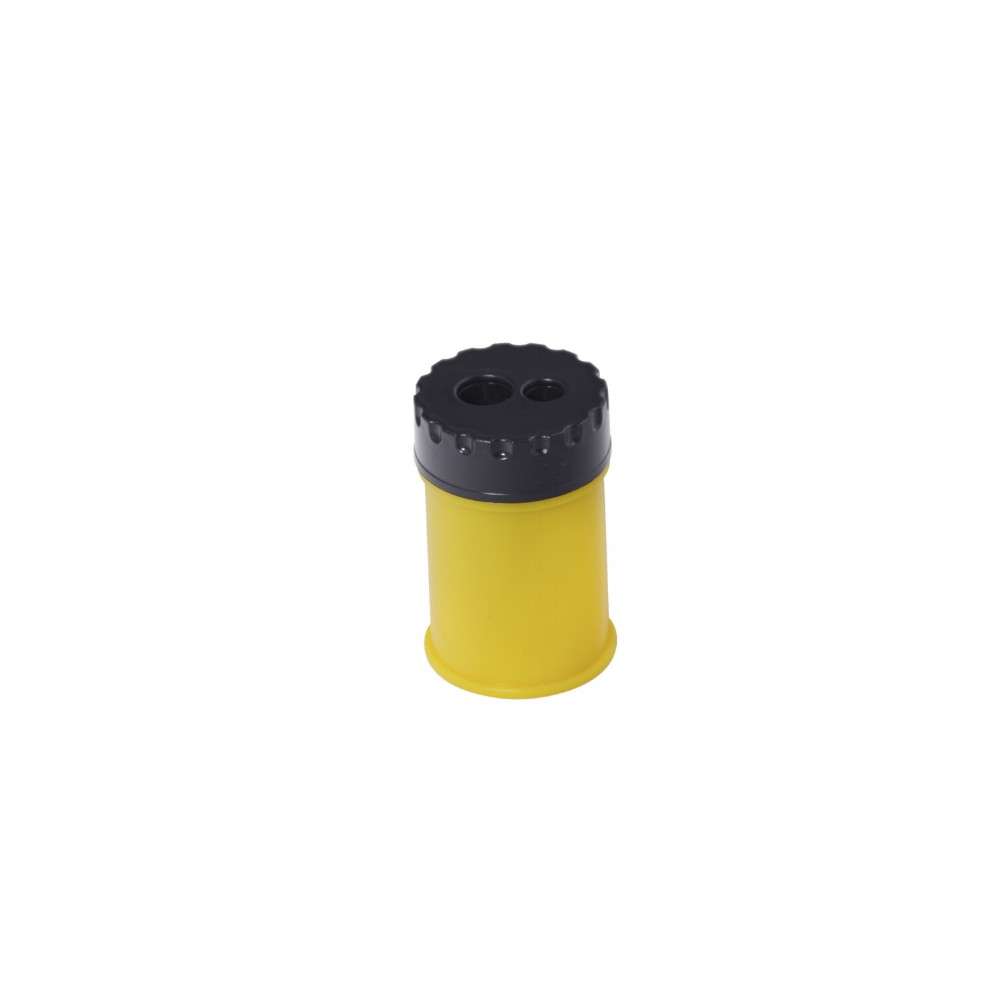 School Smart 038394 2-Hole Metal Barrel Sharpener For Regular And Oversized Pencil School Smart 038394 2-Hole Metal Barrel Sharpener For Regular And Oversized Pencil
