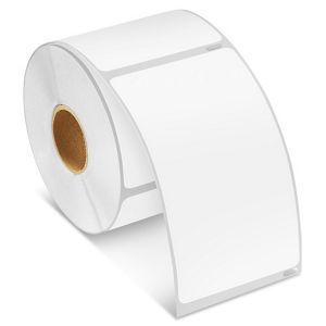 038587 400 Turbo Paper Rectangle Permanent Self-Adhesive Address Label For  Label Writer 1.13 x 3.5 In. - White, Pack 130
