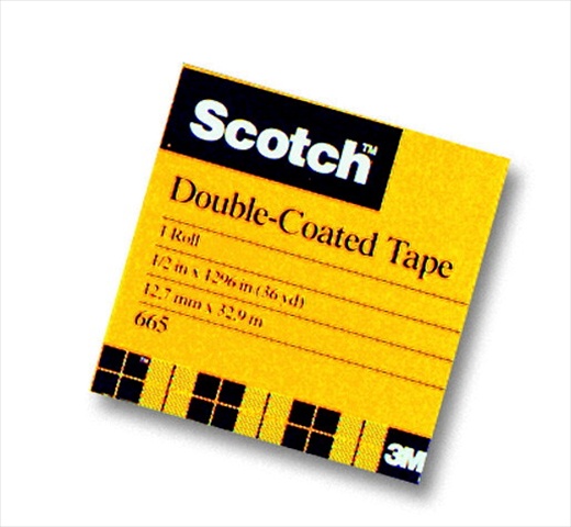 Scotch 040521 Double Sided Photo-safe Tape, Transparent, 1 In. X 60 Yd.