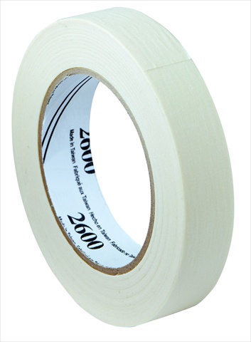 040587 Self-adhesive Masking Tape 2600 With 3 In. Core, Cream
