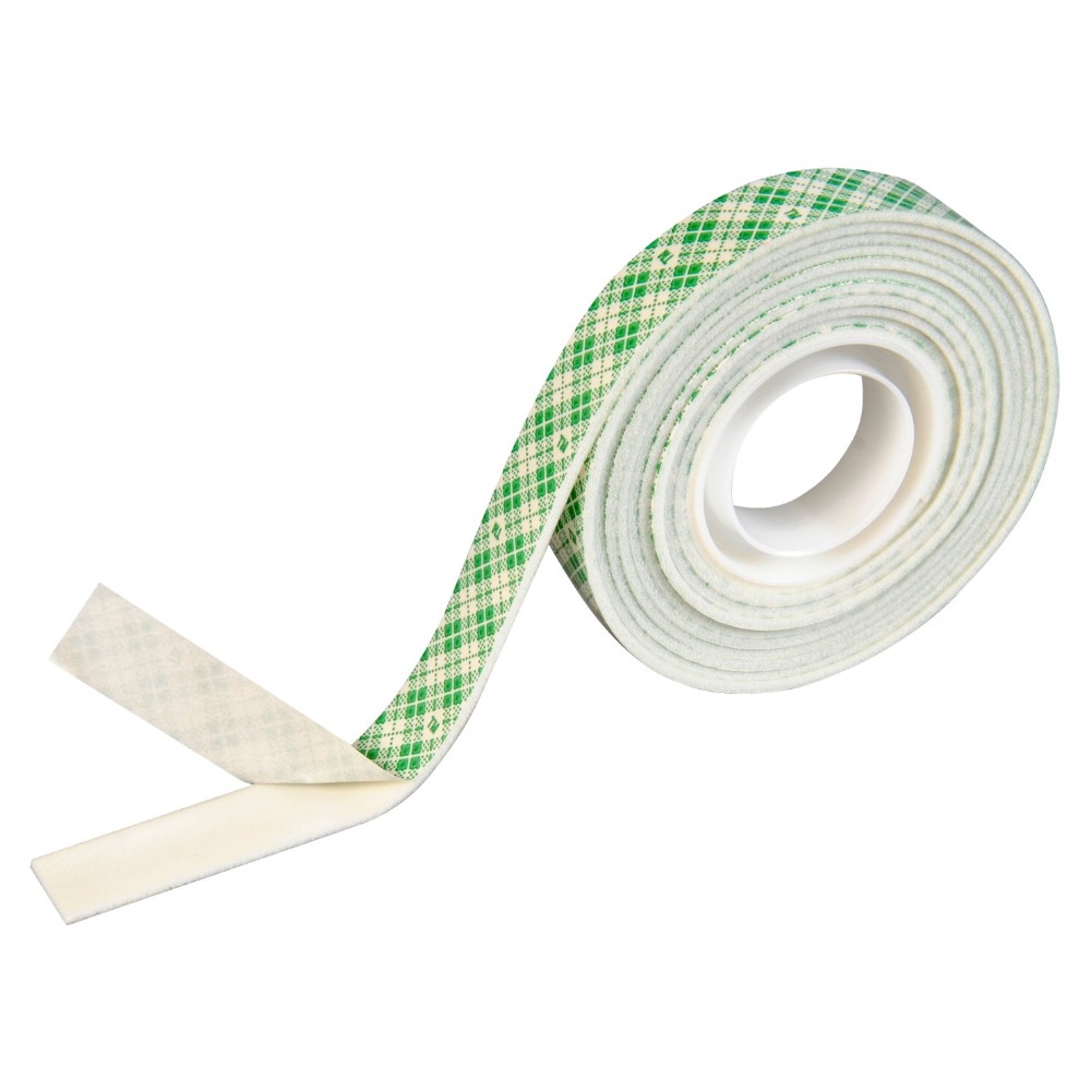Double Coated Permanent Mounting Tape 0.5 W X 75 L In. Clear