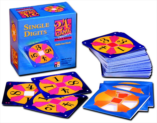 070-4560 Single Digit Math Game, 4 X 4 In