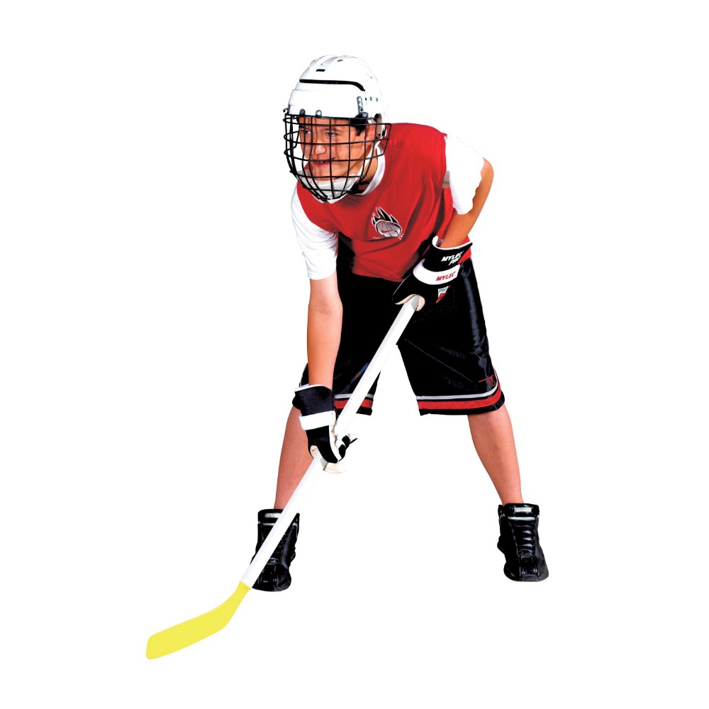 Mylec 007894 Senior Hockey Helmet With Wire Face Guard White
