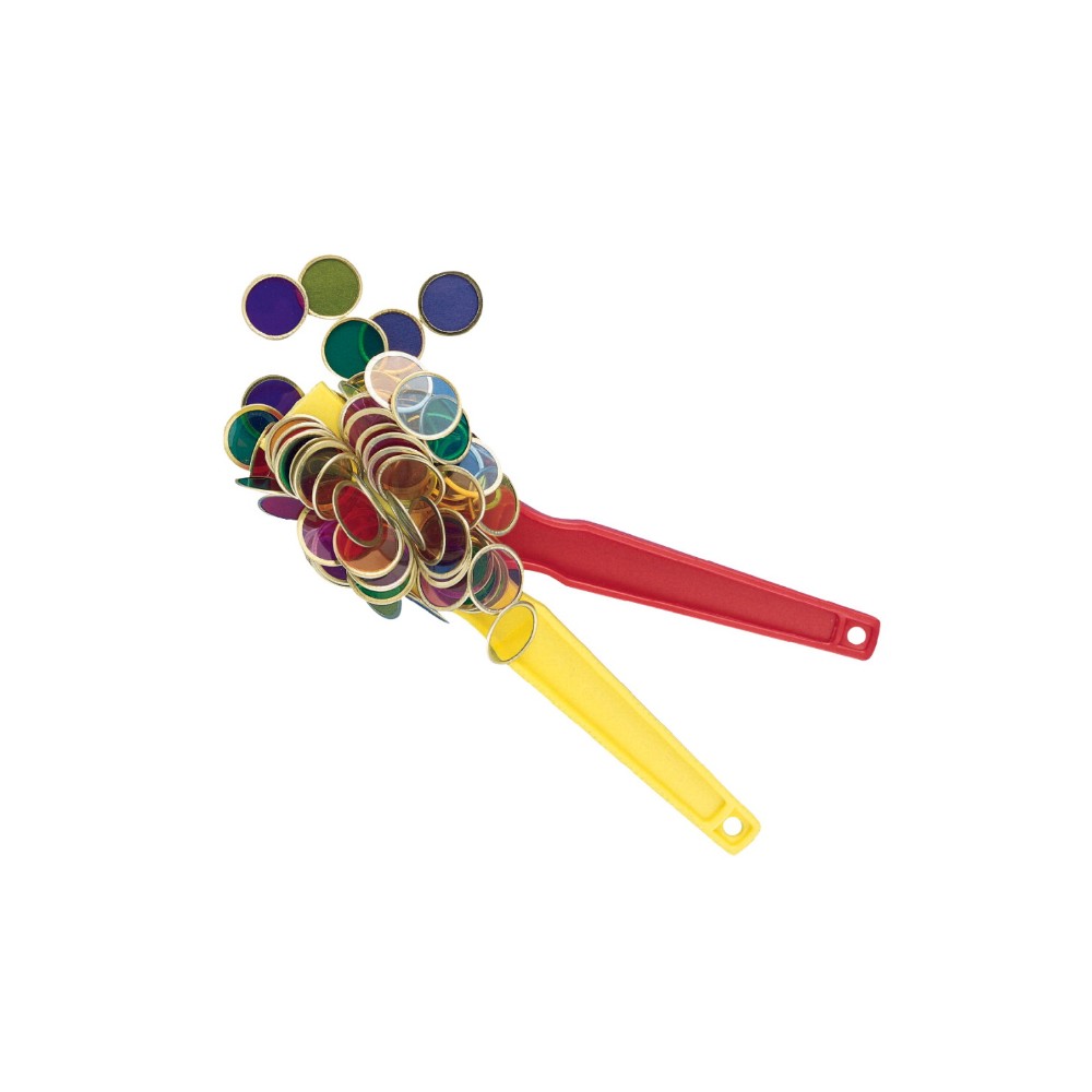008404 Durable Magnetic Wand And Chip Set With 2 Wands And 500 Chips, 8 In. Multiple Color