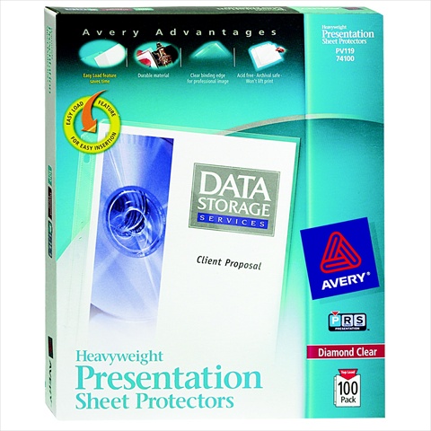 072620 Sheet Protector Heavyweight Non-glare Pack Of 100