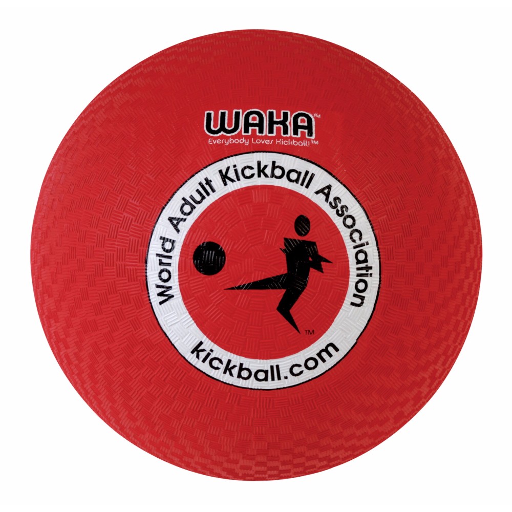 078368 Waka Official 10 In Adult Kickball, Red
