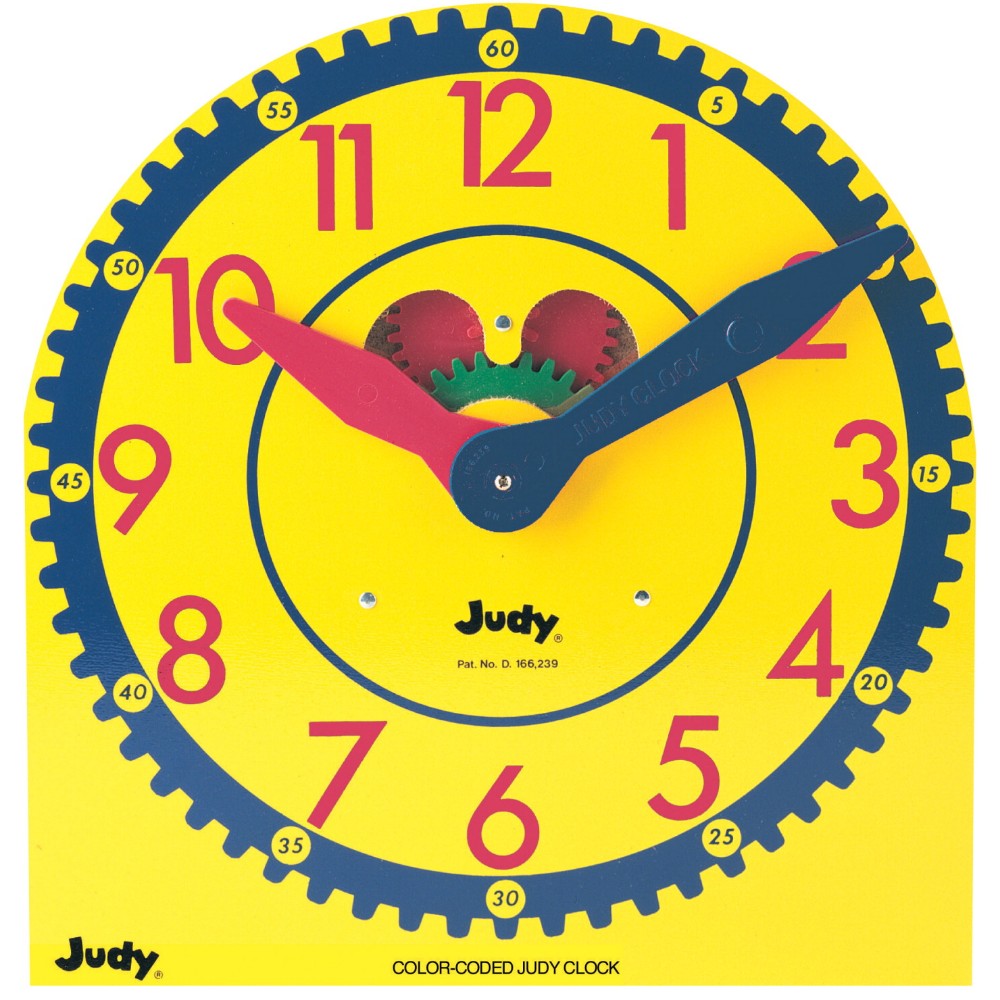 078418 Color-coded Judy Clock