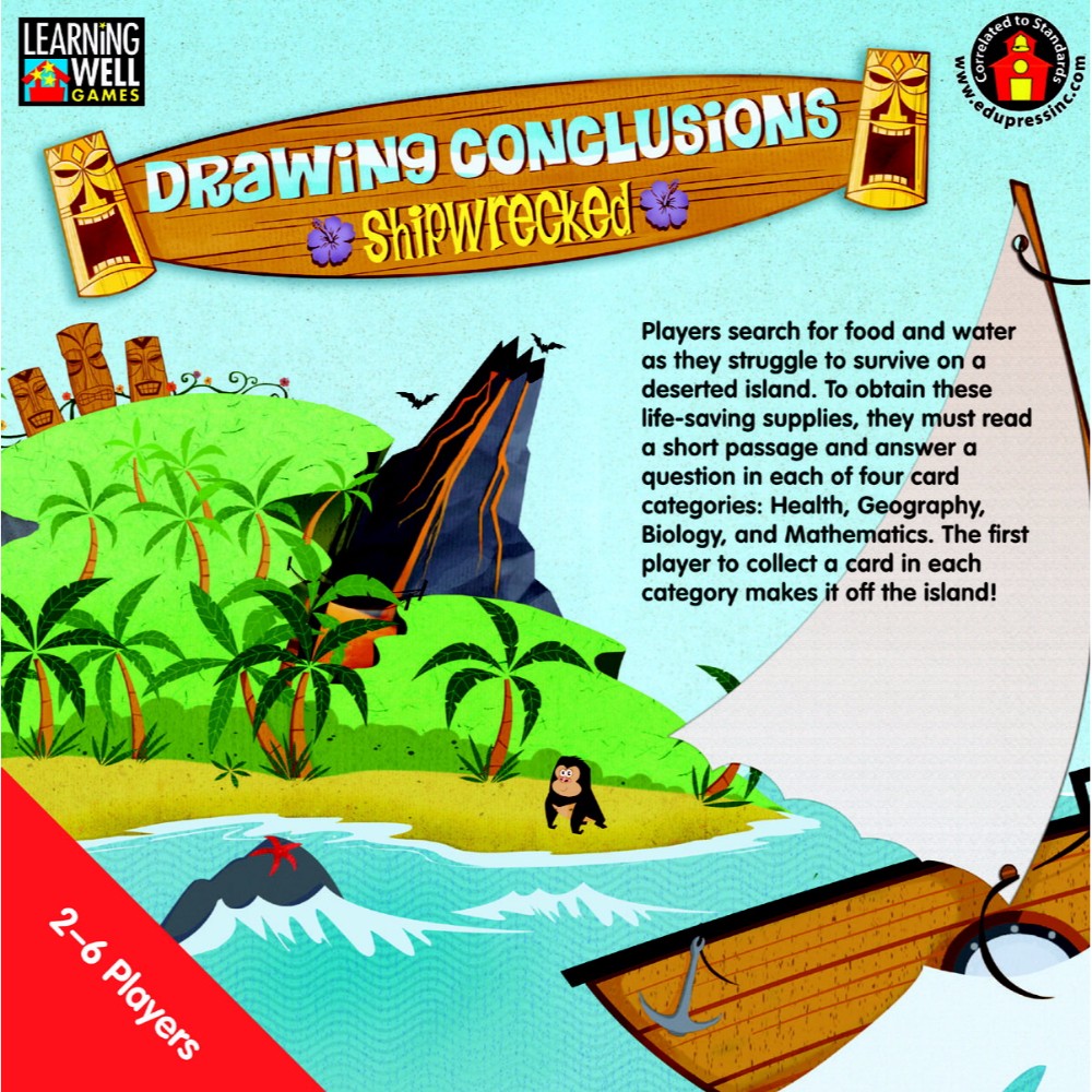 078646 Game Drawing Conclusions Shipwrecked Level Blue 3.5-5.0