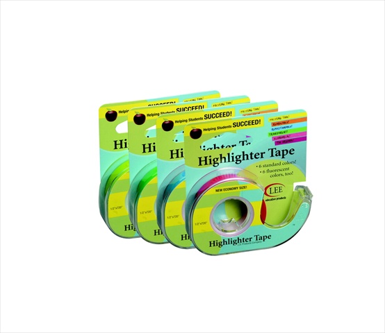 079441 3-line Removable Wide Highlighter Note Tape, Blue