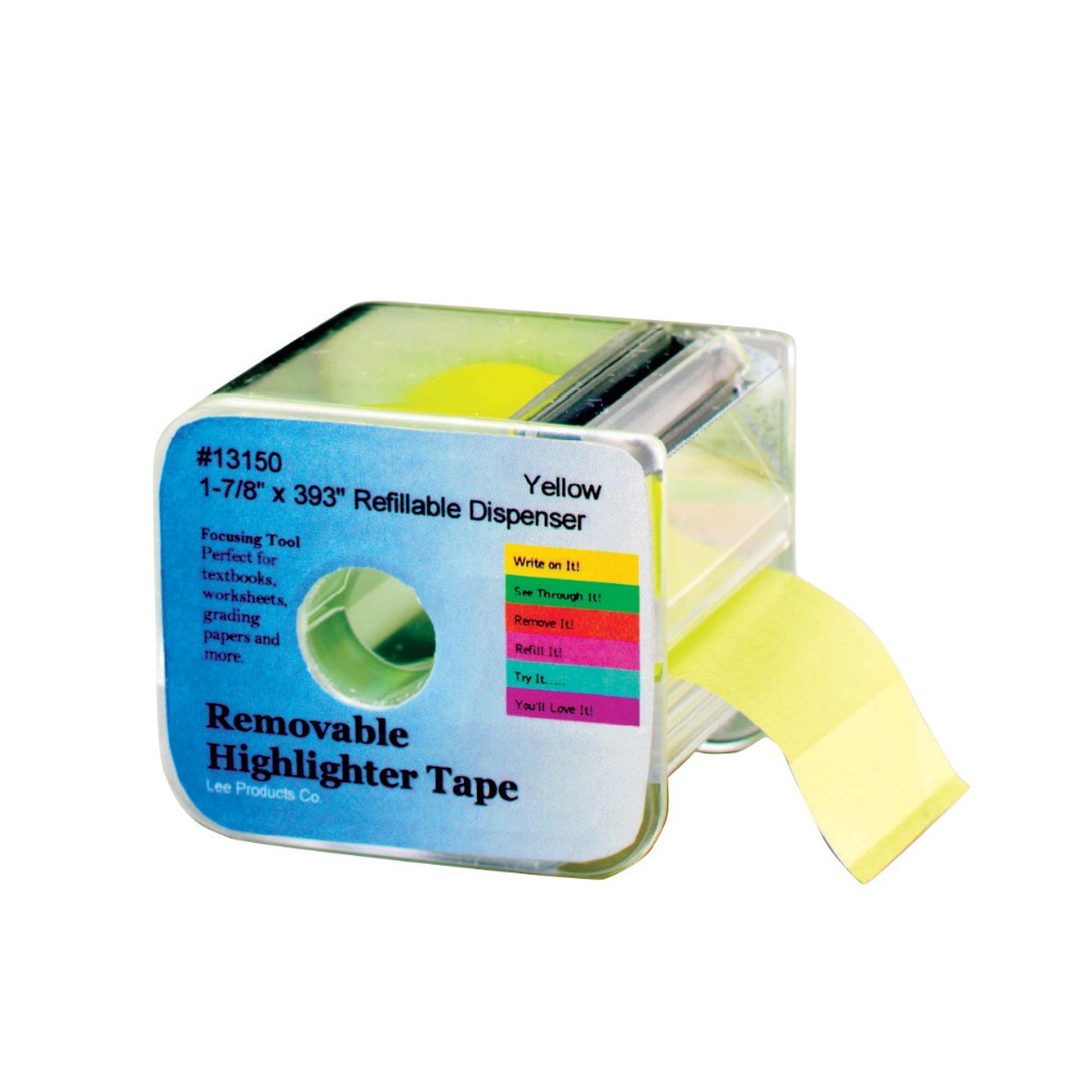 079443 Removable Wide Highlighter Note Tape, Pink