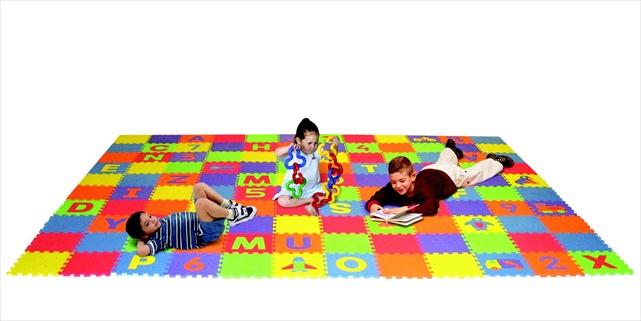 079653 Letters, Numbers, And Puzzles Play Mat Set