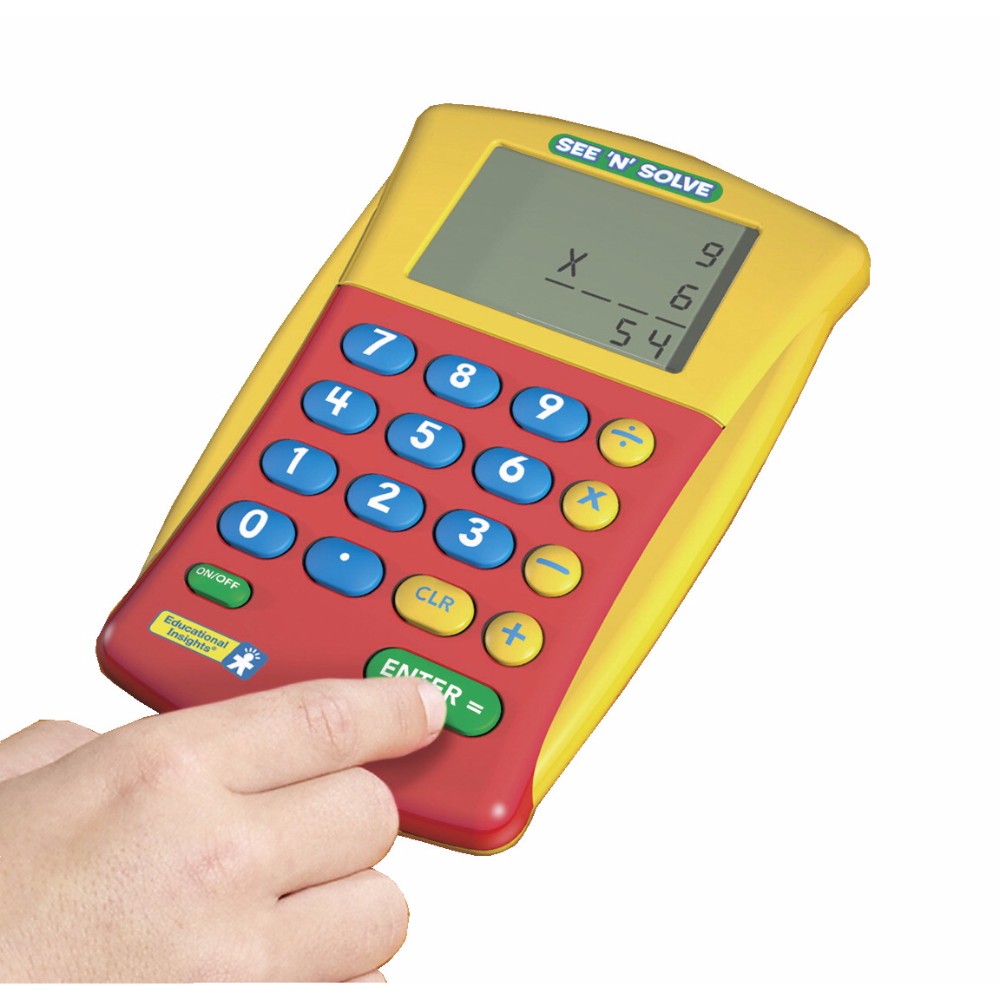 081429 See N Solve Over Sized Lcd Visual Calculator, 2 Aa Battery
