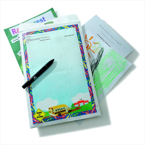 UPC 885634303945 product image for Hammond and Stephens 082125 Kids At Work Reusable School And Homework Envelope - | upcitemdb.com