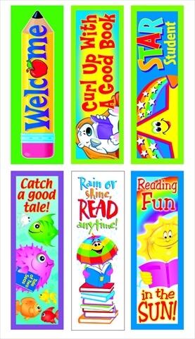 083197 Celebrate Reading Bookmark Variety Pack - Glossy Coated Cardstock, Pack 216