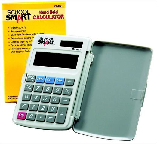 084087 8-digit Pocket Calculator, 3-key Memory, 1-touch Square Root