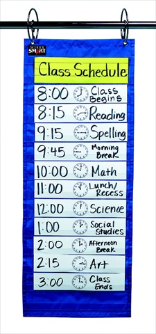 Classroom Schedule Pocket Chart