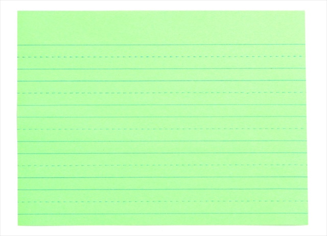 085256 Newsprint Practice Paper With Skip Rulings, 12 X 9 In. - 0.37 In Skip Line, Green