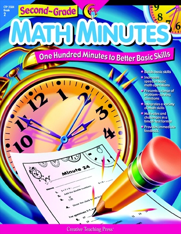 087609 Math Minutes Book, Grade 2