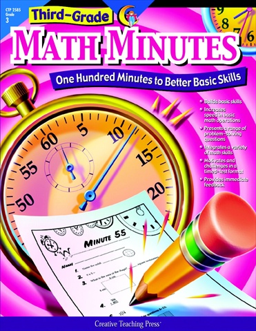 087610 Math Minutes Book, Grade 3