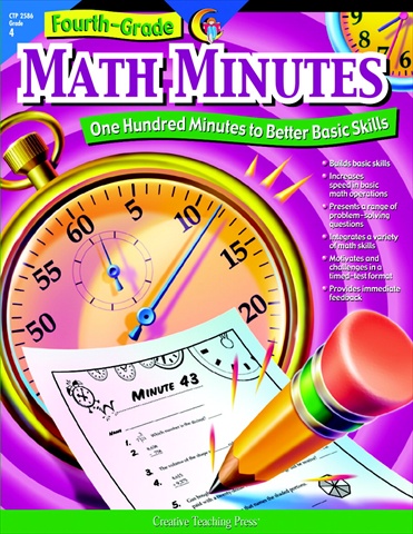 087611 Math Minutes Book, Grade 4